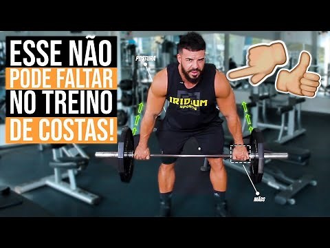 O PRINCIPAL EXERCÍCIO PARA SEU TREINO DE COSTAS | REMADA CURVADA