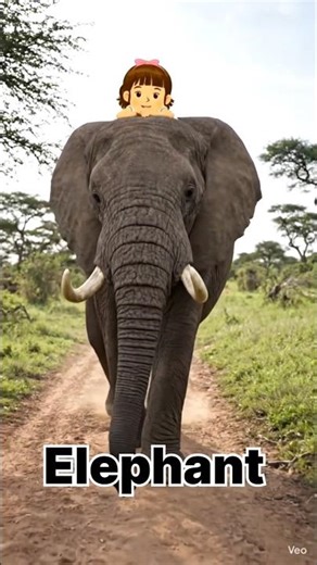 Elephant Noise Sound Effect#baby elephant #viral#ai#aivedio#kids#trending#funny#elphant#cute#cutepet