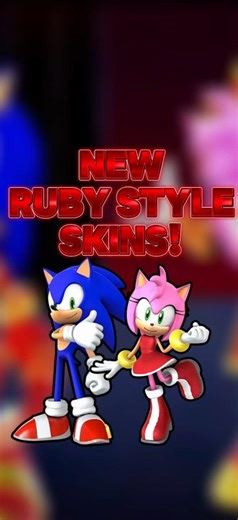 *NEW* Ruby Style skins will drop in this Sonic Speed Simulator update!