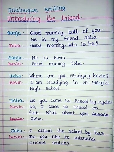 Dialogue writing// Conversation// Dialogue between 3 friends//JSJ JESY EDUCATION