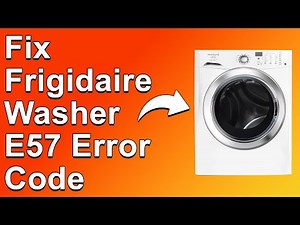 Frigidaire Washer E57 Error Code (High Current On Inverter - How To Troubleshoot Error Code E57)