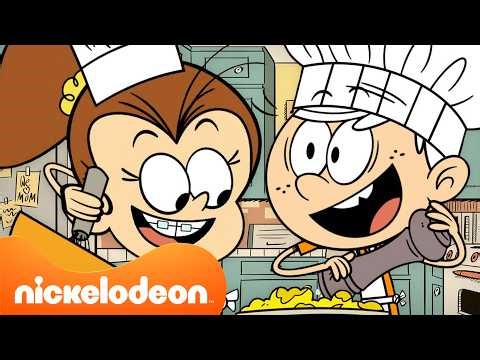 Loud House | ¡Los Loud cocinan durante una hora! 🍳 | The Loud House | Nickelodeon en Español