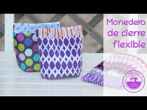 Wallet with flexible closure