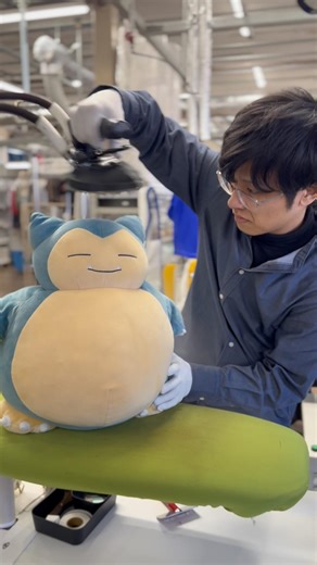 なんだか気持ちよさそうに見えるカビゴン…☺️💤#ぬいぐるみクリーニング #ネットで洗濯com #ネットで洗濯 #ぬい活 #ポケモン #カビゴン