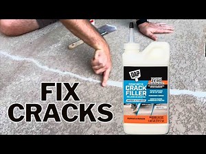 How to Use DAP Crack Filler to Repair Cracks in Concrete (Pool Decks, Driveways & More!)