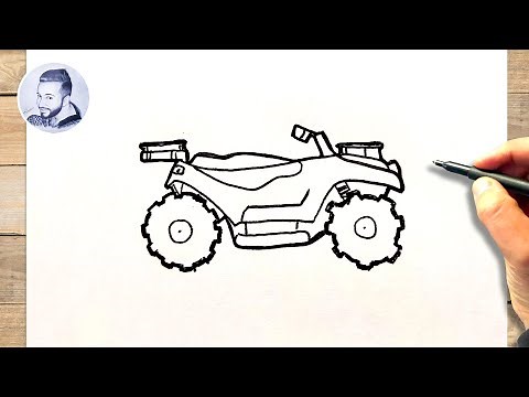 Comment dessiner un quad facile à dessiner