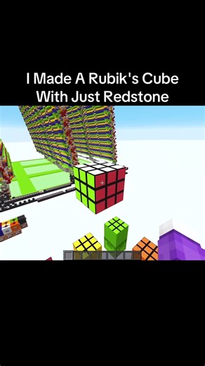 I Made A Rubik's Cube With Just Redstone