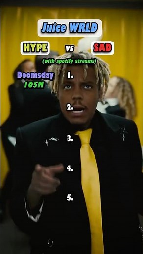 Juice WRLD BEST SAD vs HYPE Songs