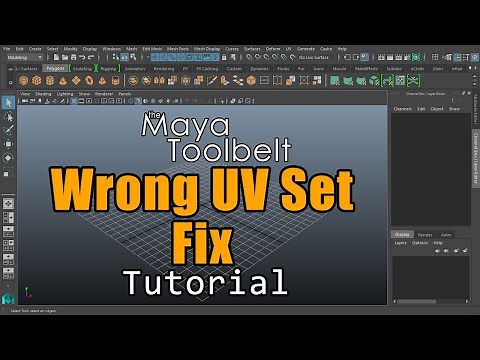 The Maya Toolbelt - Wrong UV Set Fix