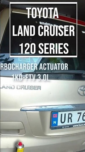Land Cruiser / PRADO 120 Turbocharger Actuator - Engine Light + Code P0045 - dead Turbo Electronic