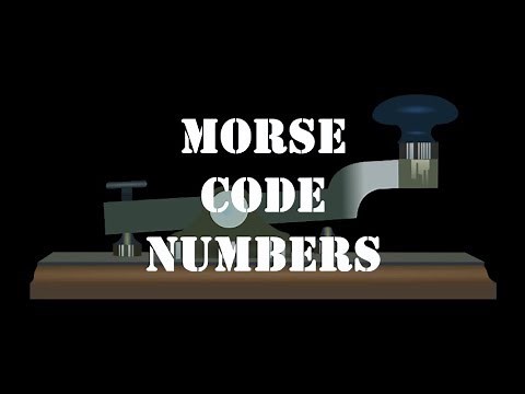 Morse Code Numbers
