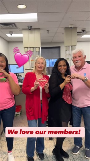 Telcoe Federal Credit Union on Instagram: "We are sending love to our members! 💙🤍 Download the Telcoe Arkansas App to check your balance and transactions over the Valentines weekend!"