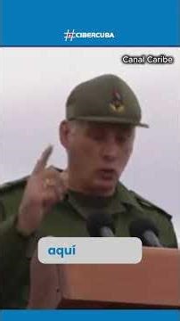 Díaz-Canel and Fidel's beak: the speech that went viral… but not as he thought