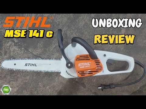 STIHL MSE 141c unboxing #stihl #unboxing