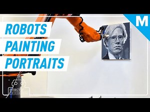 Watch ROBOTS Painting PERFECT Portraits | Strictly Robots