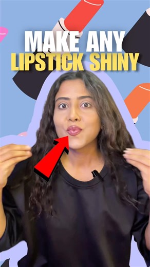 Make Any Lipstick Glossy Shiny or Glittery 😱 | Lipstick Hack Day 3