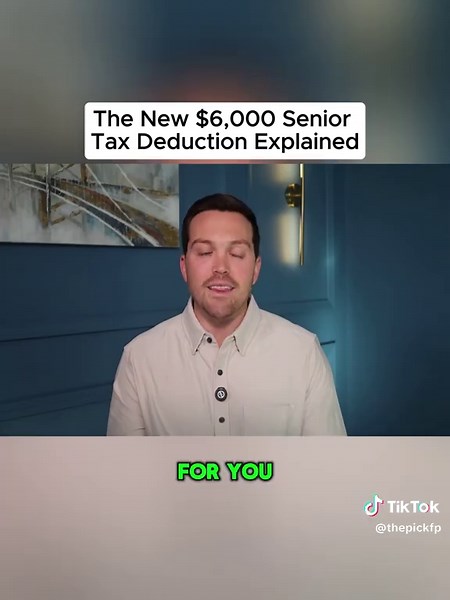 The New $6,000 Senior Tax Deduction Explained #retirement #tipsmoney #retire #socialsecurity #retirementplanning