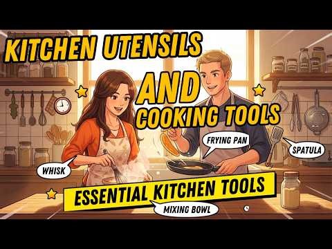 How to Talk About Essential Kitchen and Cooking Tools in English | English Conversation