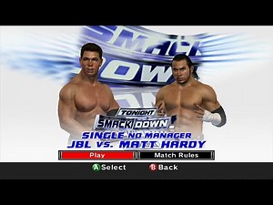 WWE SmackDown VS Raw 2007 Xbox360 - JBL VS Matt Hardy [2K][mClassic]