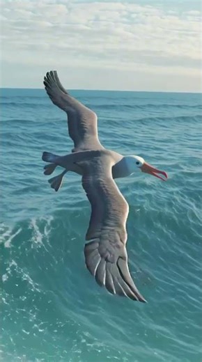 Albatross Superpower Explained 🦅 #facts #animalfacts #educational #wildlife #informative #didyouknow