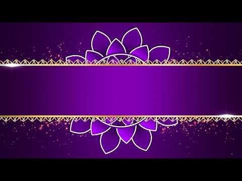 Purple Wedding Title Motion Background Video | Elegant HD Effect for Marriage Intros, Invitations