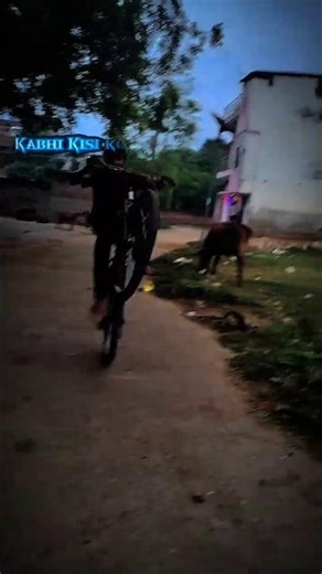 Mere tutne se kisi ko fark nahi padta 😞🥲 #viral #stunt #cyclestunt #wheelie