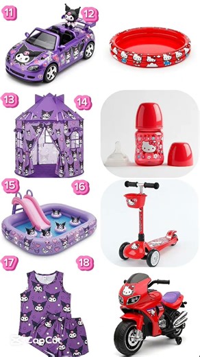 cutest sanrio accessories 💙💜💔