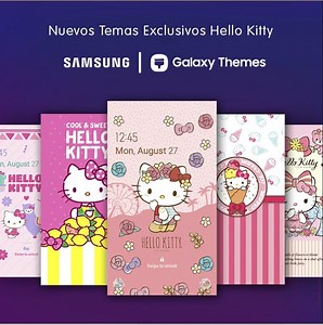 11K views · 858 reactions | Los nuevos temas de Hello Kitty en Galaxy Themes para que personalices tu Galaxy están increíbles. Tus iconos, fondos de pantalla y teclado contarán con toda la ternura del personaje. Uno es más lindo que el otro. Disponible para descargar en Samsung Galaxy Themes. | Hello Kitty México | Facebook