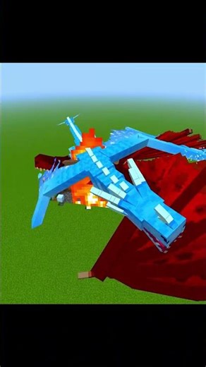 🔥FIRE VS 🧊ICE DRAGON MINECRAFT