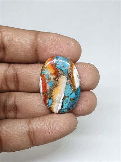 Oyster Copper Turquoise Cabochon - Etsy