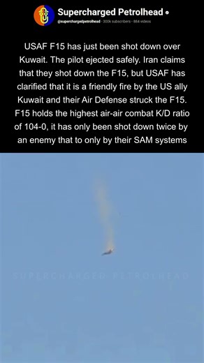 US Air Force F15 hit