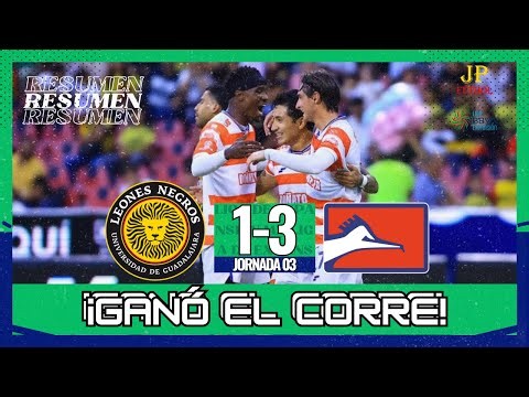 Leones Negros vs Correcaminos | RESUMEN | Liga de Expansión MX Apertura 2026 Jornada 3