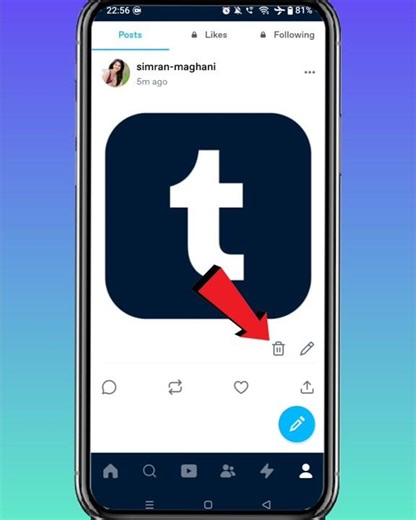 Tumblr Account Mein Post Delete Kaise Karen || How To Delete Post On Tumblr Account