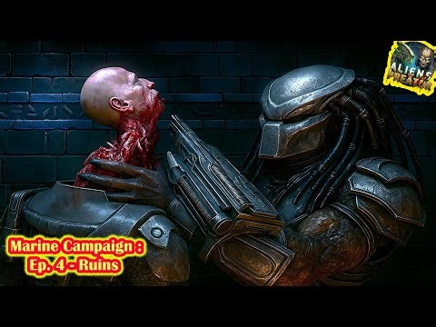 Aliens vs Predator | Marine Campaign Episode 5 - Ruins | Echoes of the Hunt