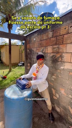 Se o sapato do fumaça fizesse parte do uniforme Pt 3: 🤣 #humor #shorts #escola