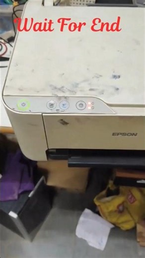 Epson L3216 printer red light blinking #epsonl3216#troubleshooting #tech