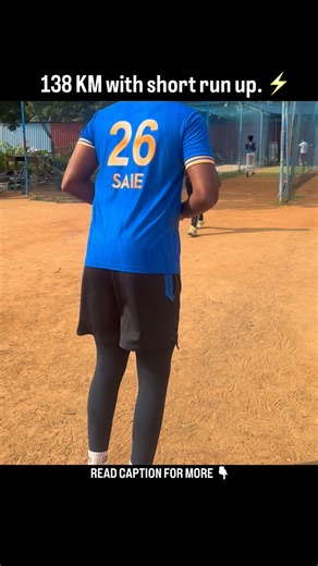 Flash Chennai ⚡️ on Instagram: "People think short run-up means less pace. Not if your timing is right. Anyone can sprint in and try harder. Very few can bowl 138 km/h off a short run-up. This is what happens when your action matches your body. If you’re serious about bowling faster — and staying fit while doing it — your training has to be specific, not generic. DM to book the latest available slot and do it the right way. #theflashchennai #fastbowling #cricket #crickettraining #fastbowlingtrai