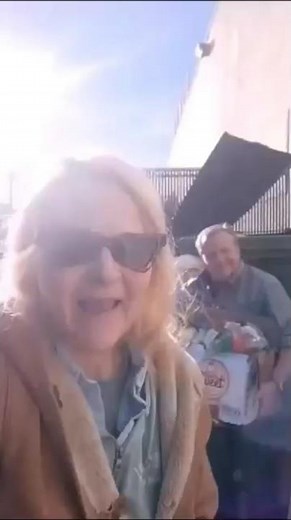 grocery outlet dumpster is overflowing!
