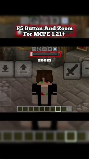 F5 Button And Zoom For MCPE 1.21+ #f5button #minecrafttexturepack #texturepack #mcpetexturepack