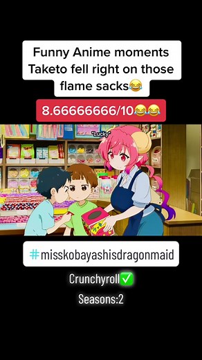 Funny Anime Moments: Flame Sacks and Delayed Reactions