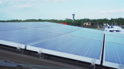 Solar Panels, Energy, Renewable. Free Stock Video