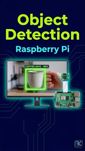 Object Detection on a Raspberry Pi 🔥 #electronics #objectdetection #raspberrypi