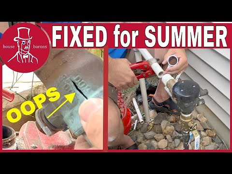 Broken Backflow Valve Repair - Install New Backflow Preventer Valves