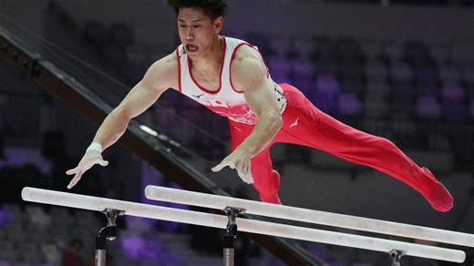 Two-time champ Daiki Hashimoto of Japan tops all-around qualifying at world gymnastics championships