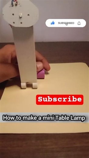 Easy to make Simple Table Lamp 🛋️ diy #simpleproject #shortsfeed #shorts #ytshorts