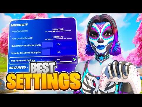 NEW BEST Controller Settings for Ranked + Sensitivity in Chapter 7 (Fortnite Tutorial)