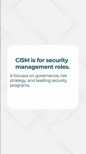 CISA vs CISM — which certification should you choose in 2026?