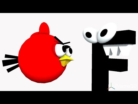 ANGRY BIRDS 🎵 ALPHABET LORE AND NUMBER LORE (Animation 3D, FunvideoTV stlye) (recreation)
