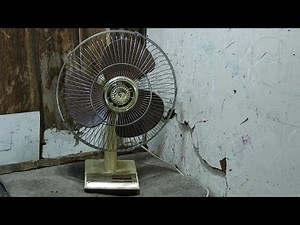 Vintage 1983 Seabreeze Desk Fan Destruction