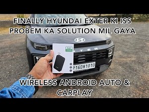 HYUNDAI EXTER BIGGEST PROBLEM SOLUTION | Carlinkit 5.0 WIRELESS ANDROID AUTO AND CARPLAY ADAPTER